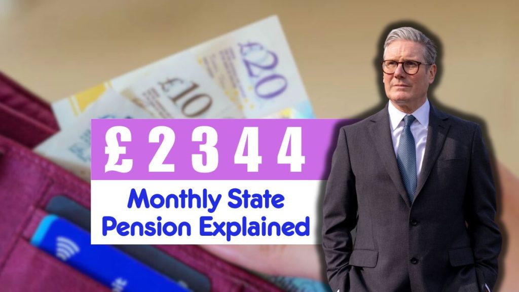 2344 Monthly State Pension in the UK