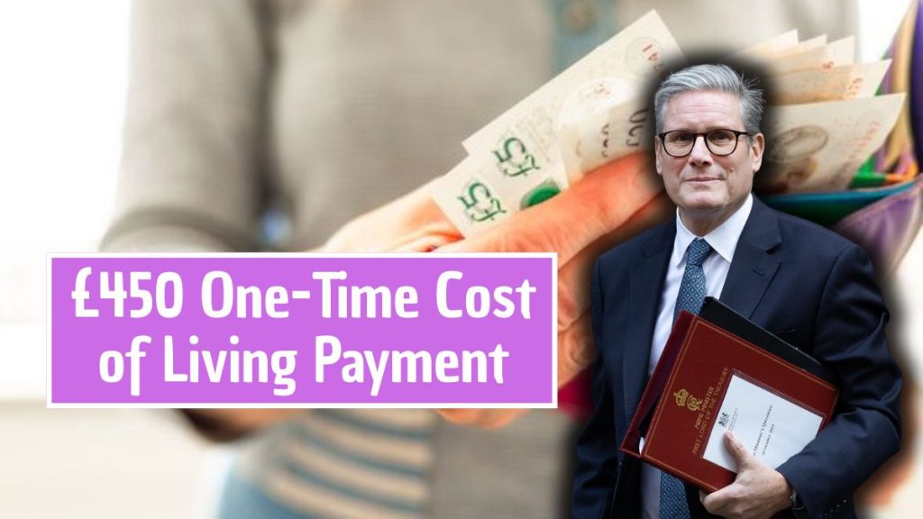 450 One-Time Cost of Living Payment