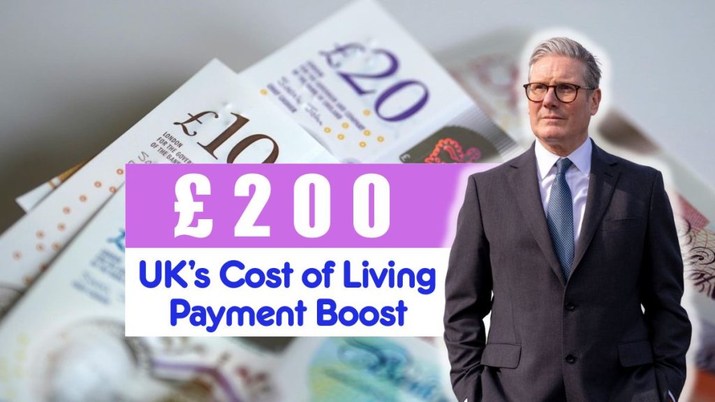 UK’s £200 Cost of Living Boost